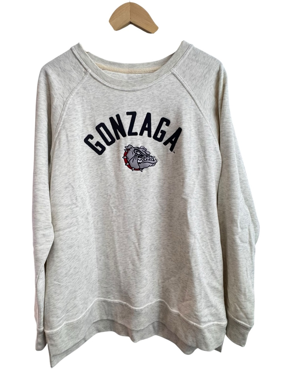 Gonzaga University Bulldogs Crewneck Sweatshirt Grey Women’s Large $74